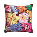 Ines Velvet Cushion - Burnt Sienna