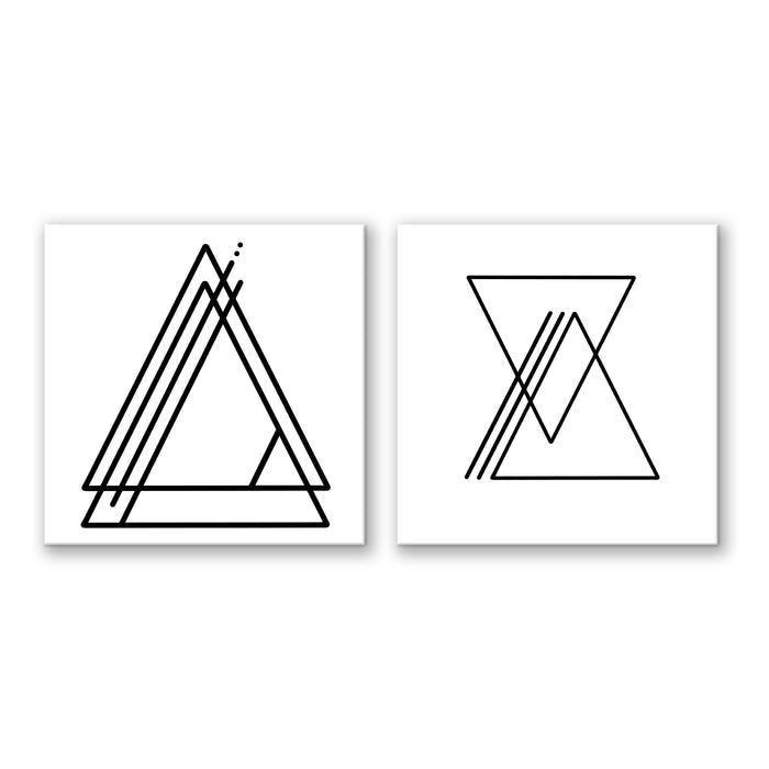'Ink.Letter.Love No. 13 & 14' Canvas Wall Art Set by Corey Morrow