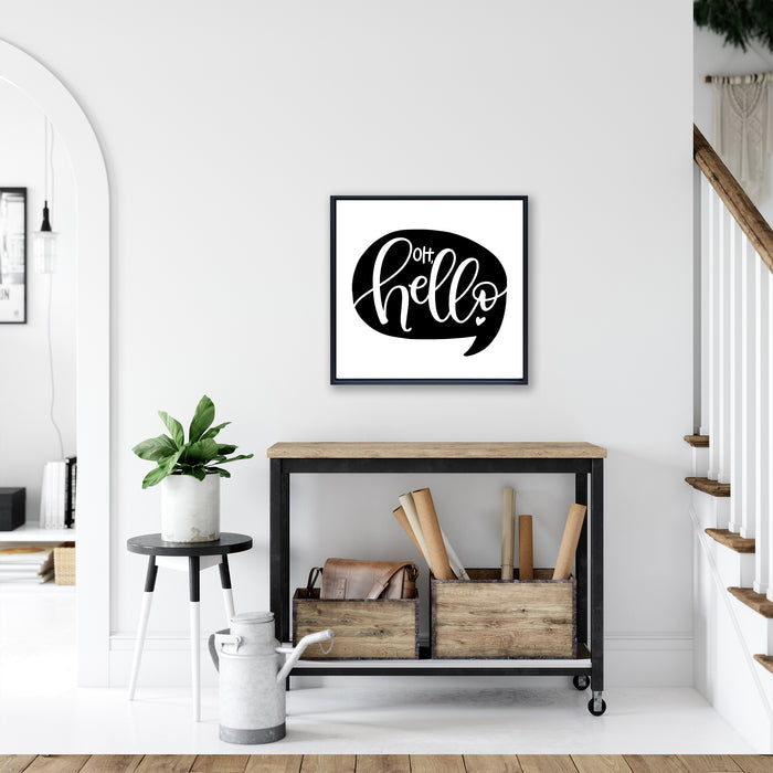 'Ink.Letter.Love No. 9' Canvas Wall Art by Corey Morrow