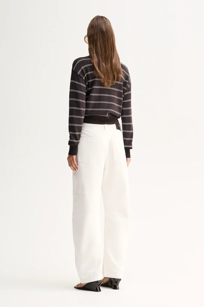 Irina Knit Jumper - Chocolate Stripe