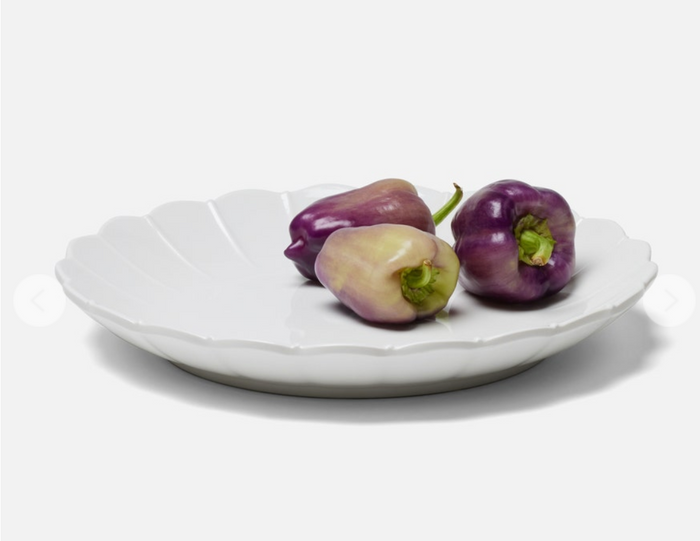 Iris Scallop Melamine Dinnerware Set