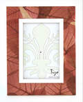 Italian Wood Autumn Leaf Frame