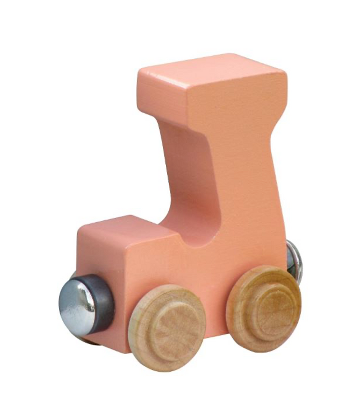 J - Name Train Pastel