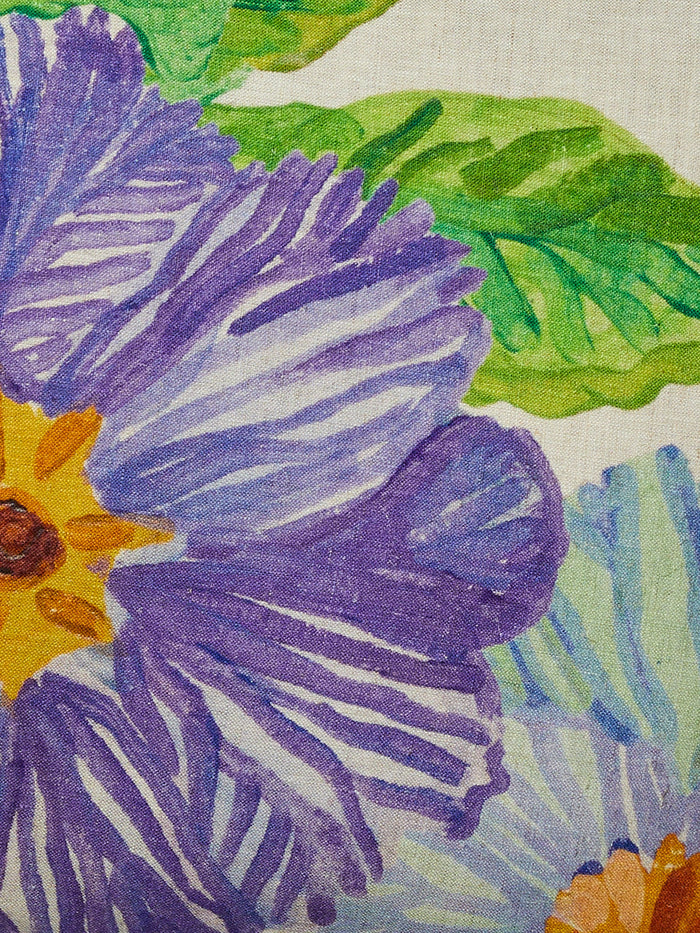 Jardin Blue 60cm Cushion detail