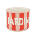 Jardin Ceramic Stripe Pot