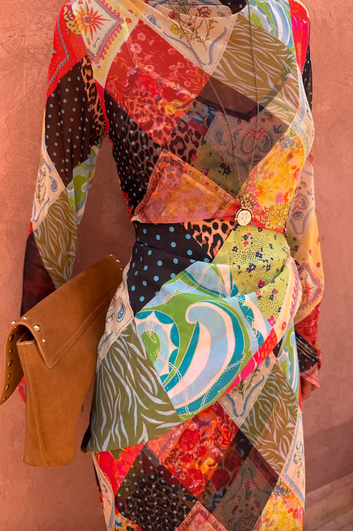 Jardin Du Soleil Aria Mesh Dress