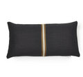 Jasper Faded Black pillow cover by Libeco 15.7"x31"