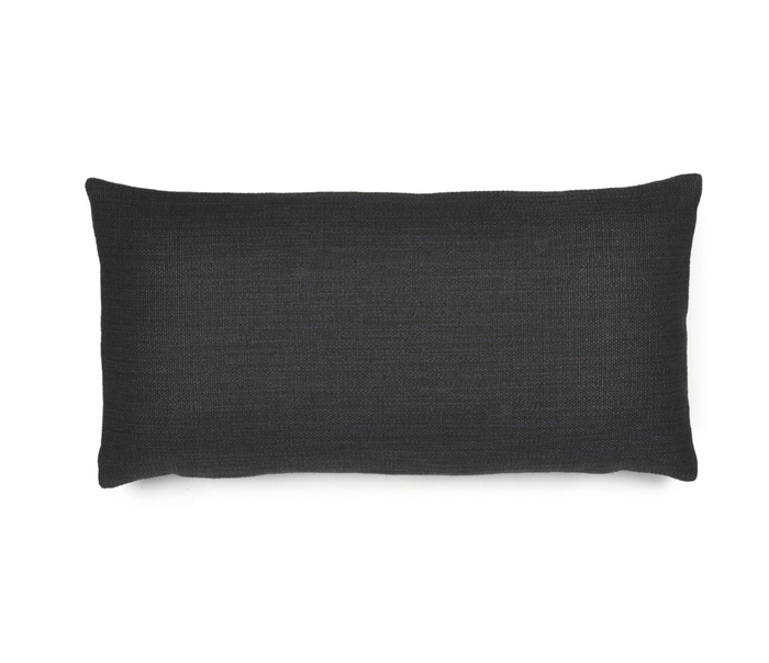 Jasper Faded Black pillow cover by Libeco