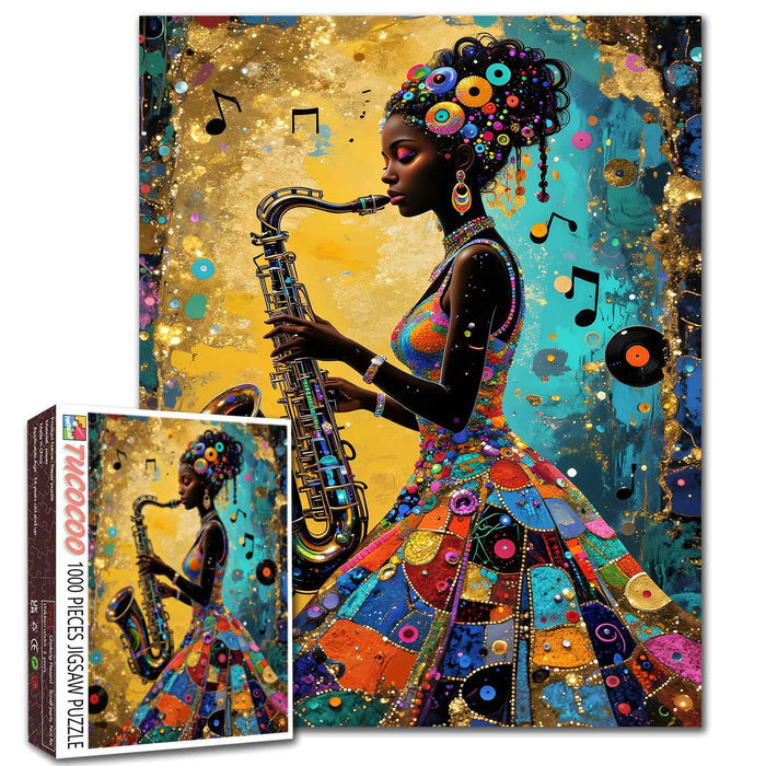 Jazz Soul Patchwork Jigsaw Puzzle