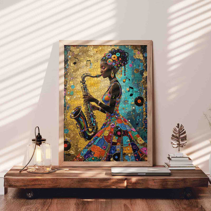 Jazz Soul Patchwork Jigsaw Puzzle