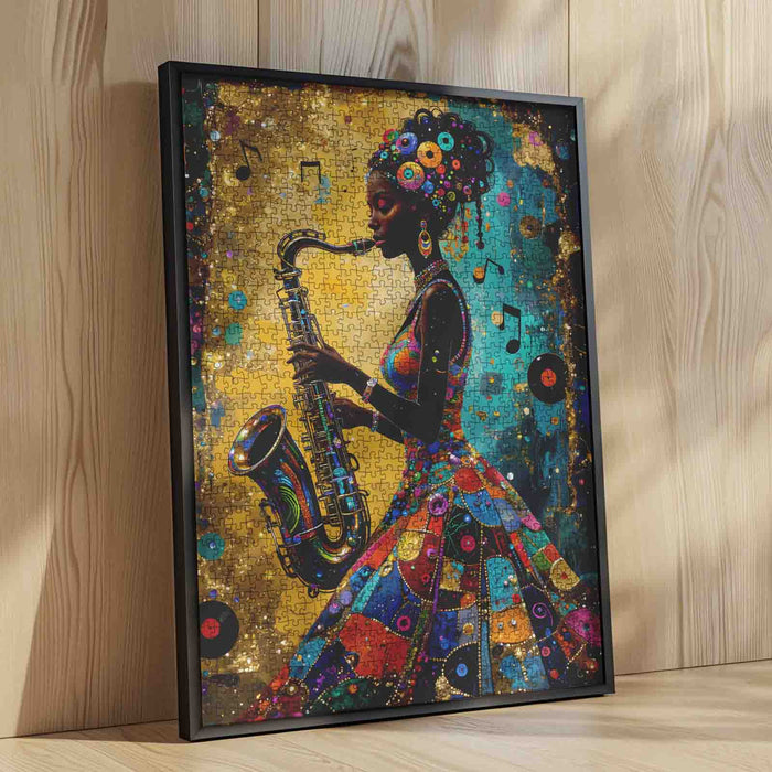 Jazz Soul Patchwork Jigsaw Puzzle