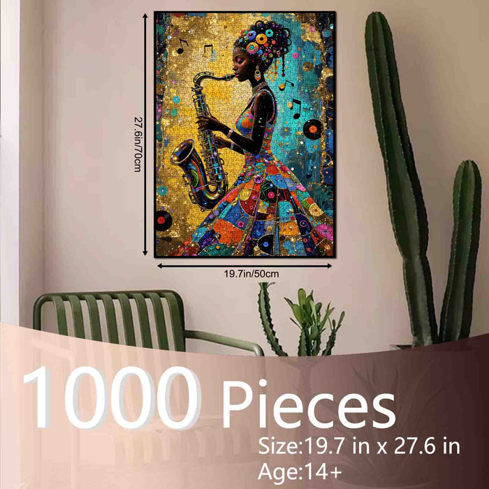 Jazz Soul Patchwork Jigsaw Puzzle