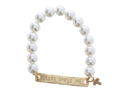 Jesus loves me bar bracelet