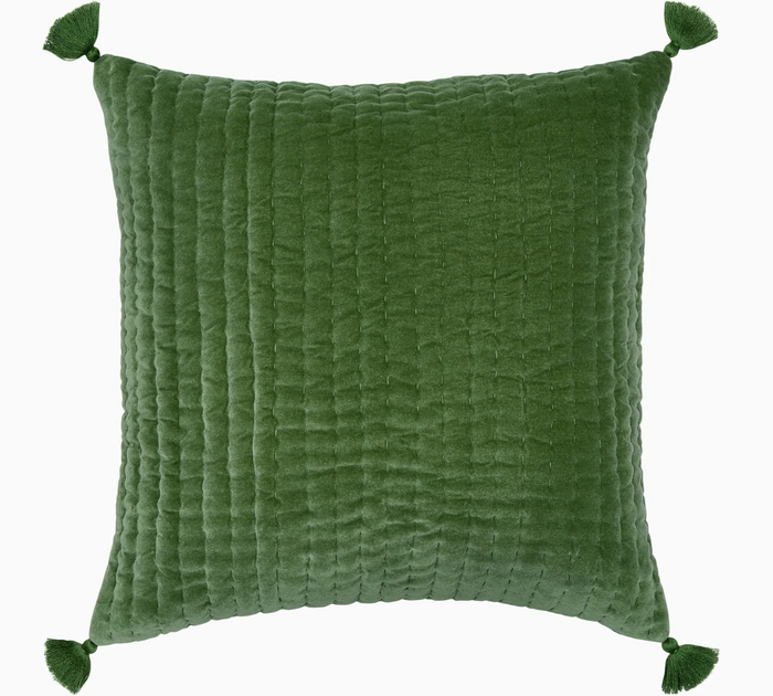John Robshaw Velvet Moss Shams
