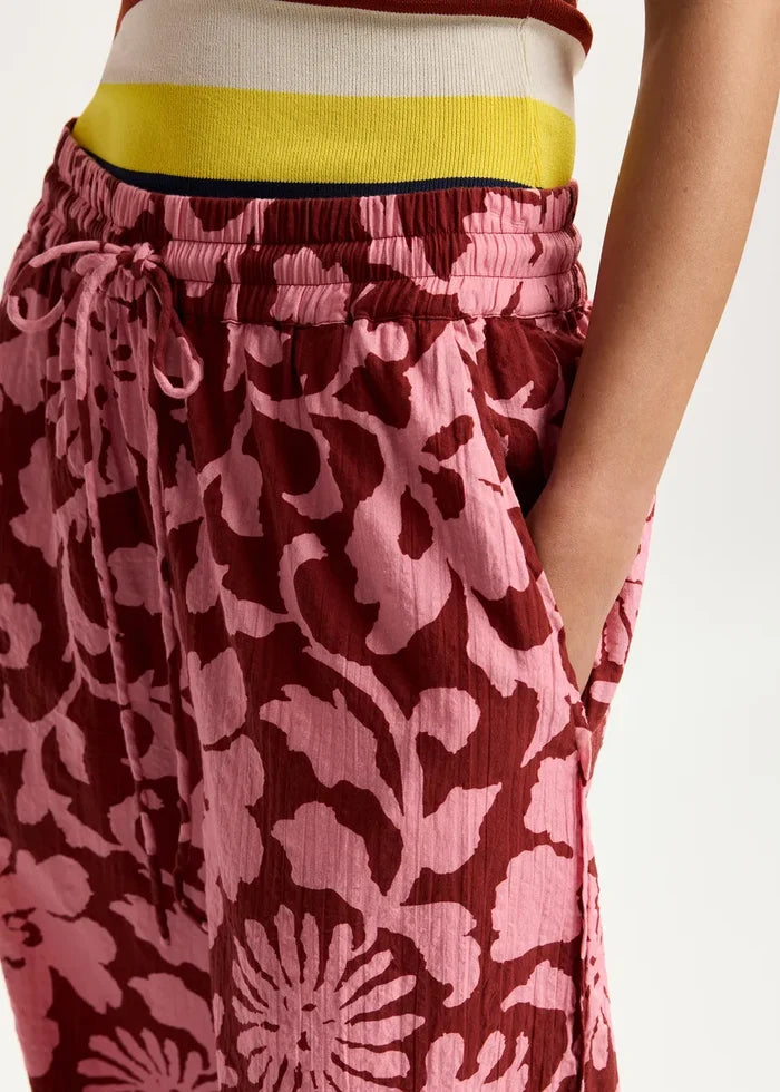 Jomery Wide Leg Pants - Faded Plum