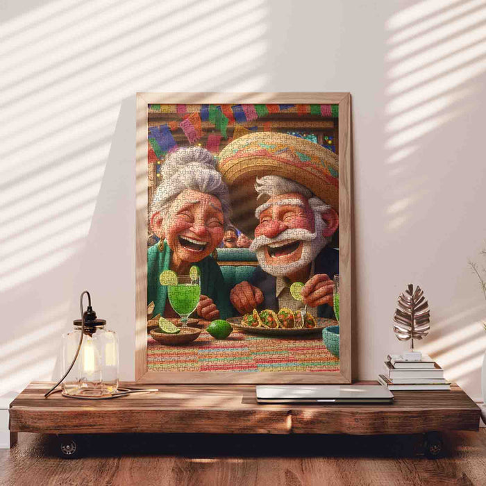 Joyful Taco Feast Elders Jigsaw Puzzle