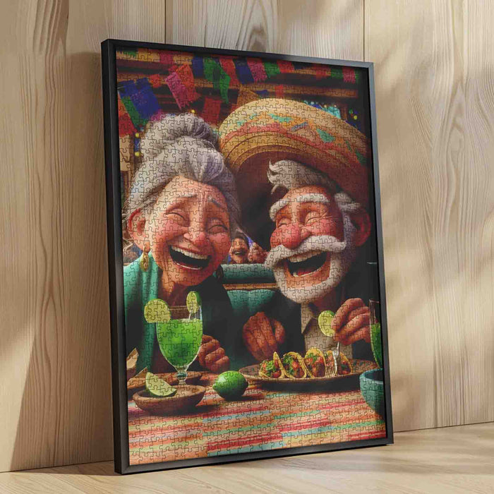Joyful Taco Feast Elders Jigsaw Puzzle