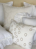 Kevin O'Brien Oval Latte Pillows