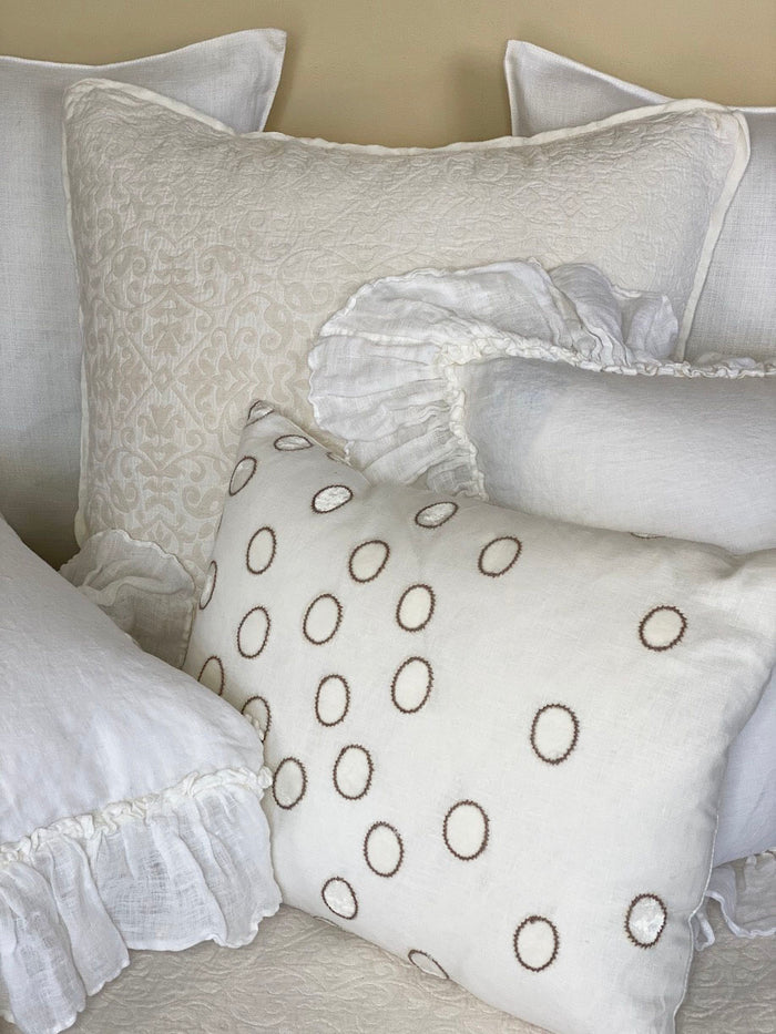 Kevin O'Brien Oval Latte Pillows