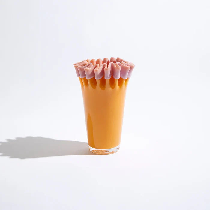 Kiki Pump Vase - Apricot