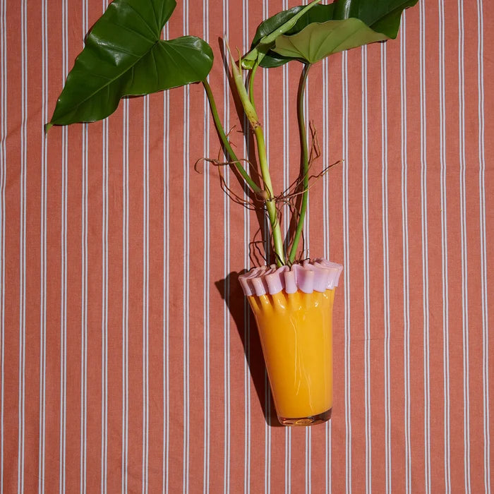 Kiki Pump Vase - Apricot