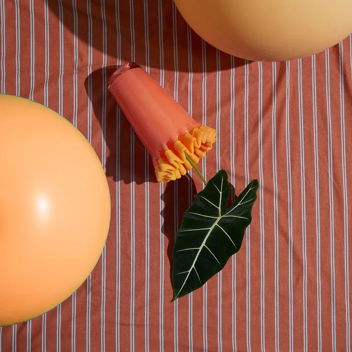 Kiki Pump Vase - Orange