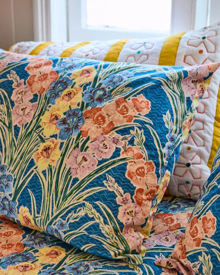 Kip&Co X Anna Spiro Gladiolus Cotton Pillowcase Set