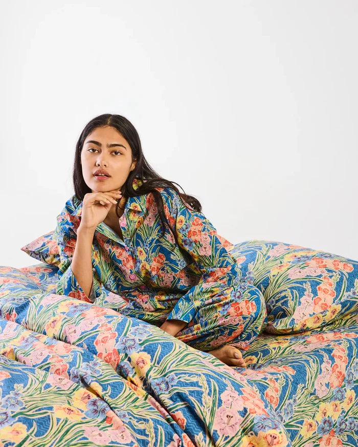 Kip&Co X Anna Spiro Gladiolus Cotton Pillowcase Set