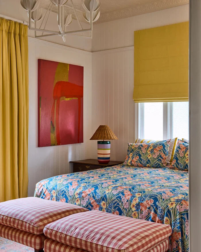 Kip&Co X Anna Spiro Gladiolus Cotton Quilt Cover