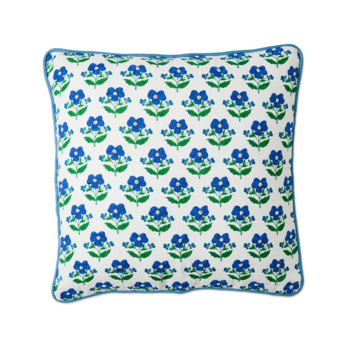 Kip&Co X Anna Spiro Indian Summer White Embroidered Cushion