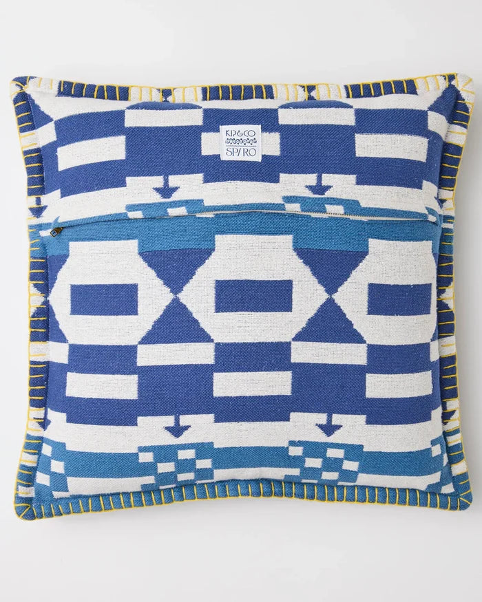 Kip&Co X Anna Spiro Tik Tak Woven Cushion