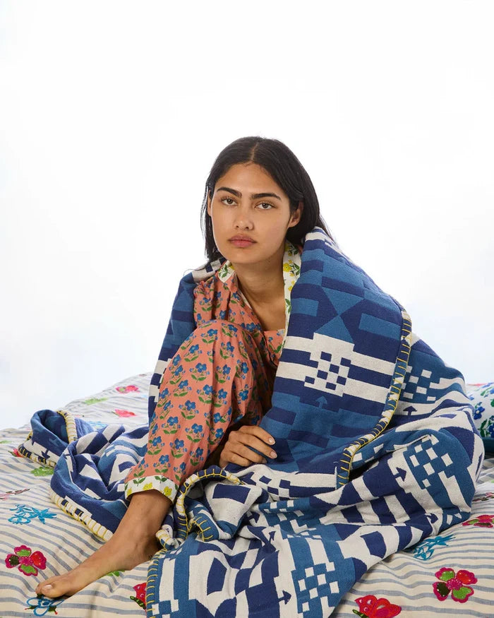 Kip&Co X Anna Spiro Tik Tak Woven Throw