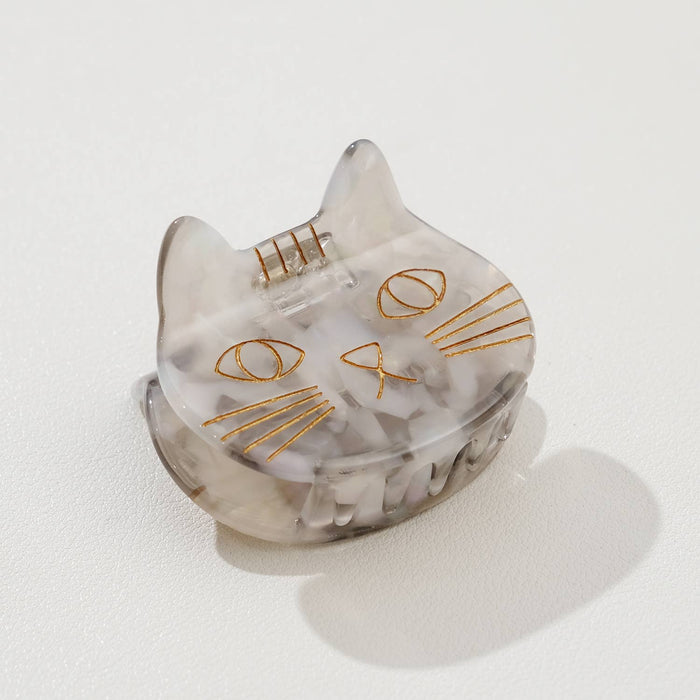Kitty Cat | Small Cat Face Claw Clip : Assorted