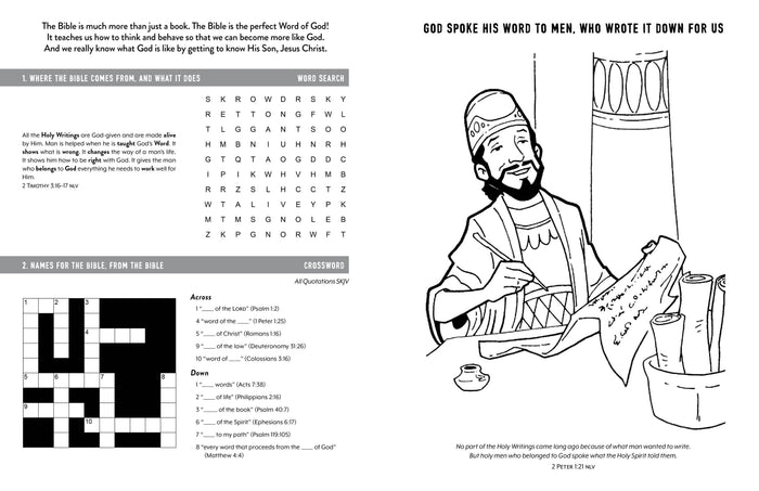 Know Your Bible Activity Book for Kids