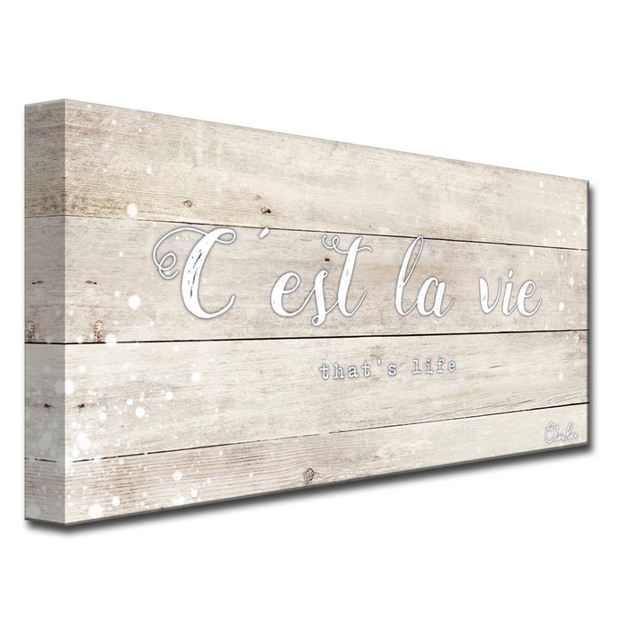 'La Vie' Inspirational Canvas Art