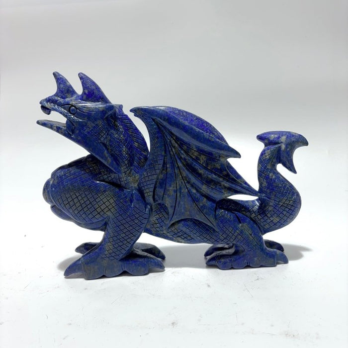 Lapis Lazuli Flying Dragon Crystal Carving -Wholesale Crystals