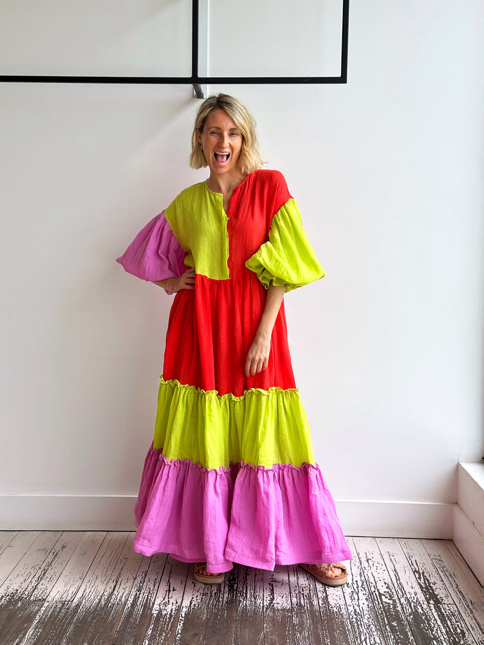 Leilani Maxi Dress - Candy Stripe