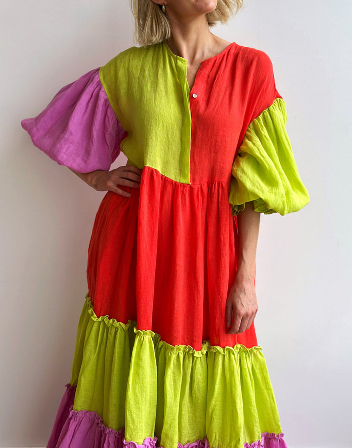 Leilani Maxi Dress - Candy Stripe