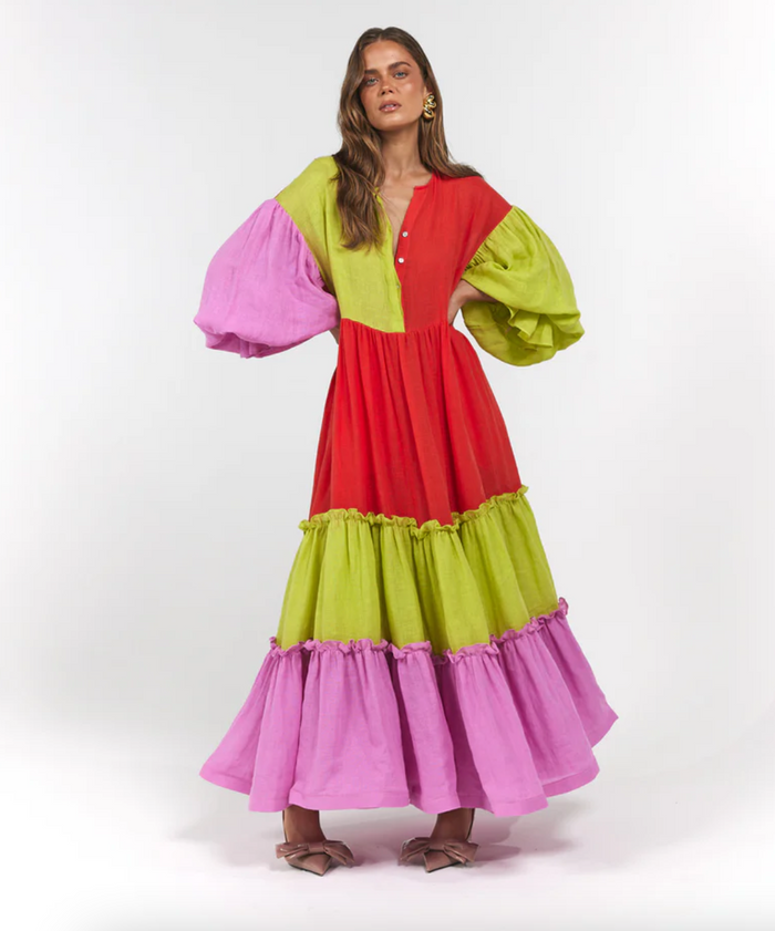 Leilani Maxi Dress - Candy Stripe
