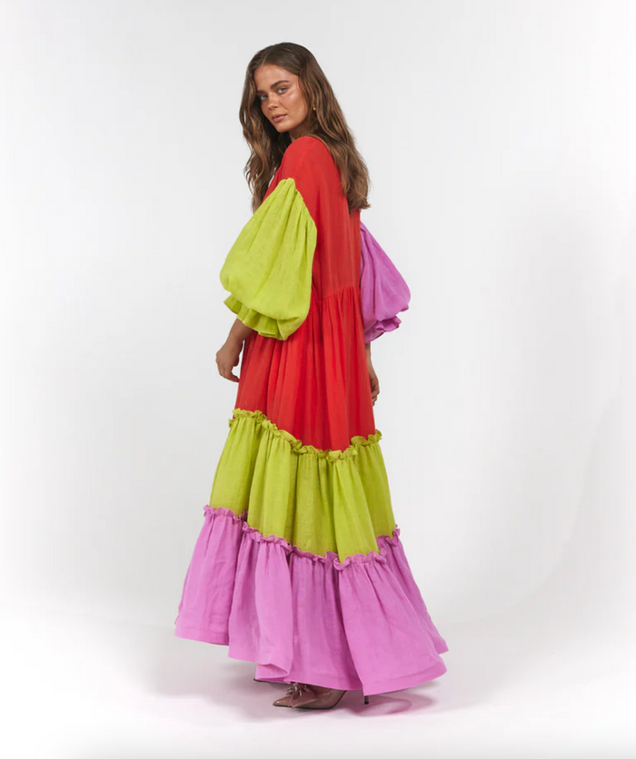 Leilani Maxi Dress - Candy Stripe