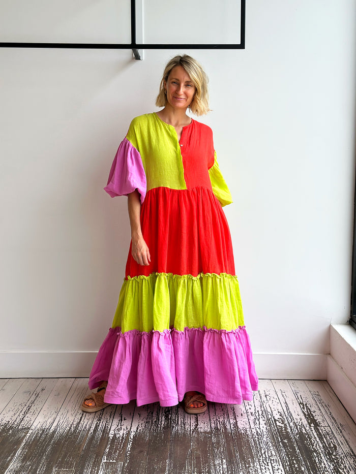 Leilani Maxi Dress - Candy Stripe