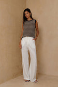Lena Stripe Knit Top