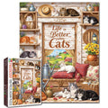 Life Better With Cats Jigsaw Puzzle