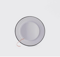 Lilac Dinner Plate, Enamelware