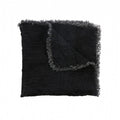 Linen Napkin Set: Charcoal