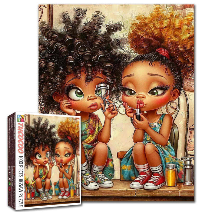 Little Beauty Salon Friends Jigsaw Puzzle