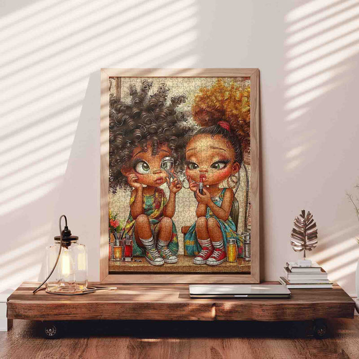 Little Beauty Salon Friends Jigsaw Puzzle