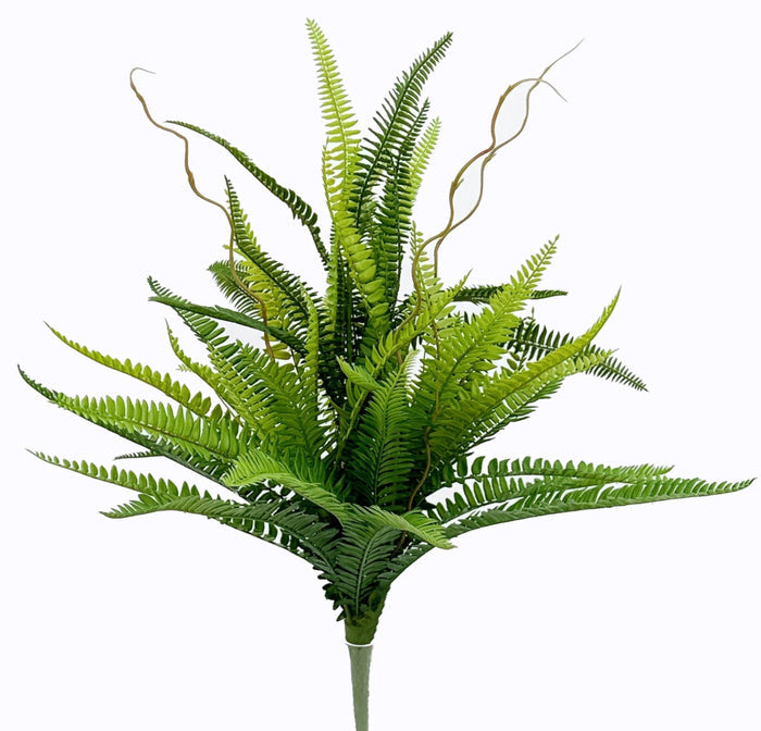 Long Fern Bush 25"