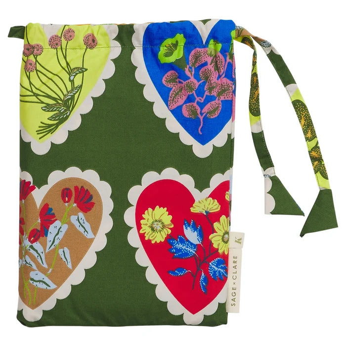 Loretto Cotton Pillowcase Set - Hunter Green