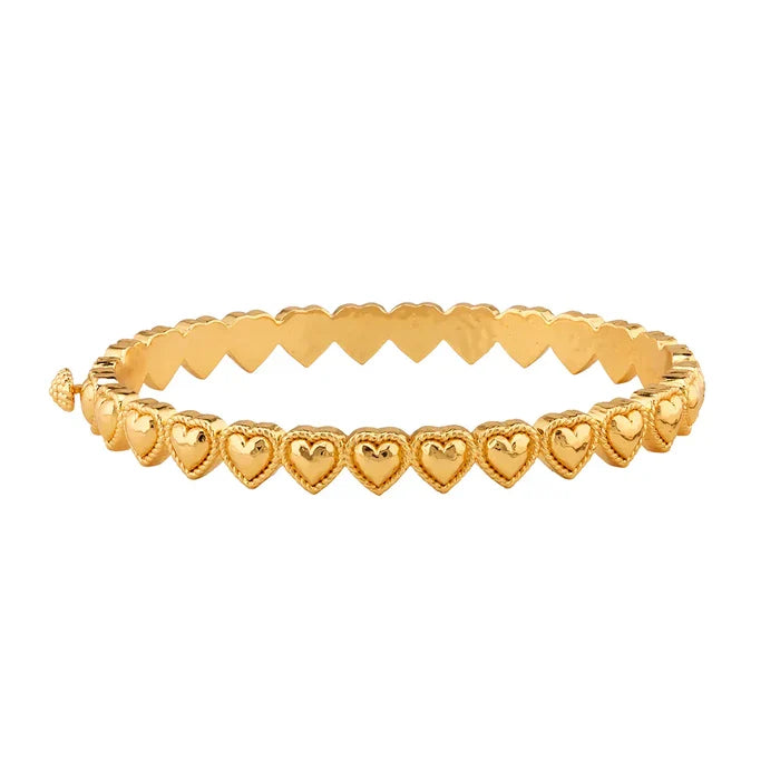 Capucine De Wulf Love Petite Hinged Bangle